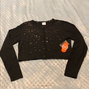 Wonder nation girls sequined cardigan